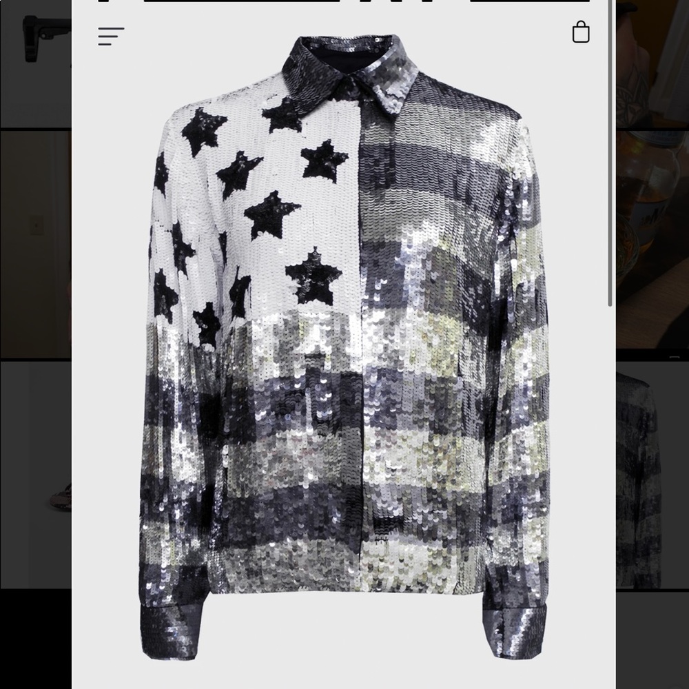 Filles A Papa Sequin Shirt